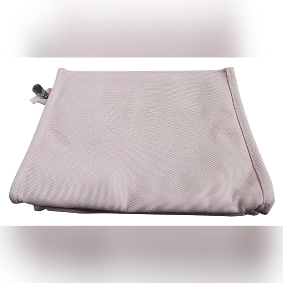 Christian Dior Light Pink Canvas Pouch W/ Zipper Closure And Sample Parfum. NEW - Picture 3 of 8